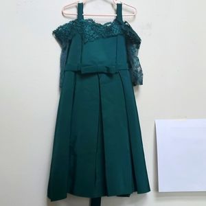 Dark green dress